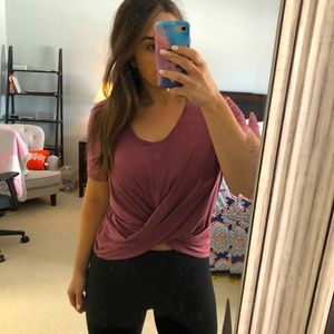 Lululemon crop shirt size 8